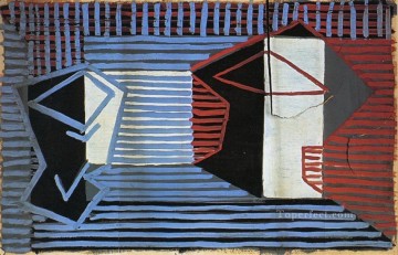 ガラスとコンポート ボウル 1922 年キュビスト パブロ ピカソ Oil Paintings